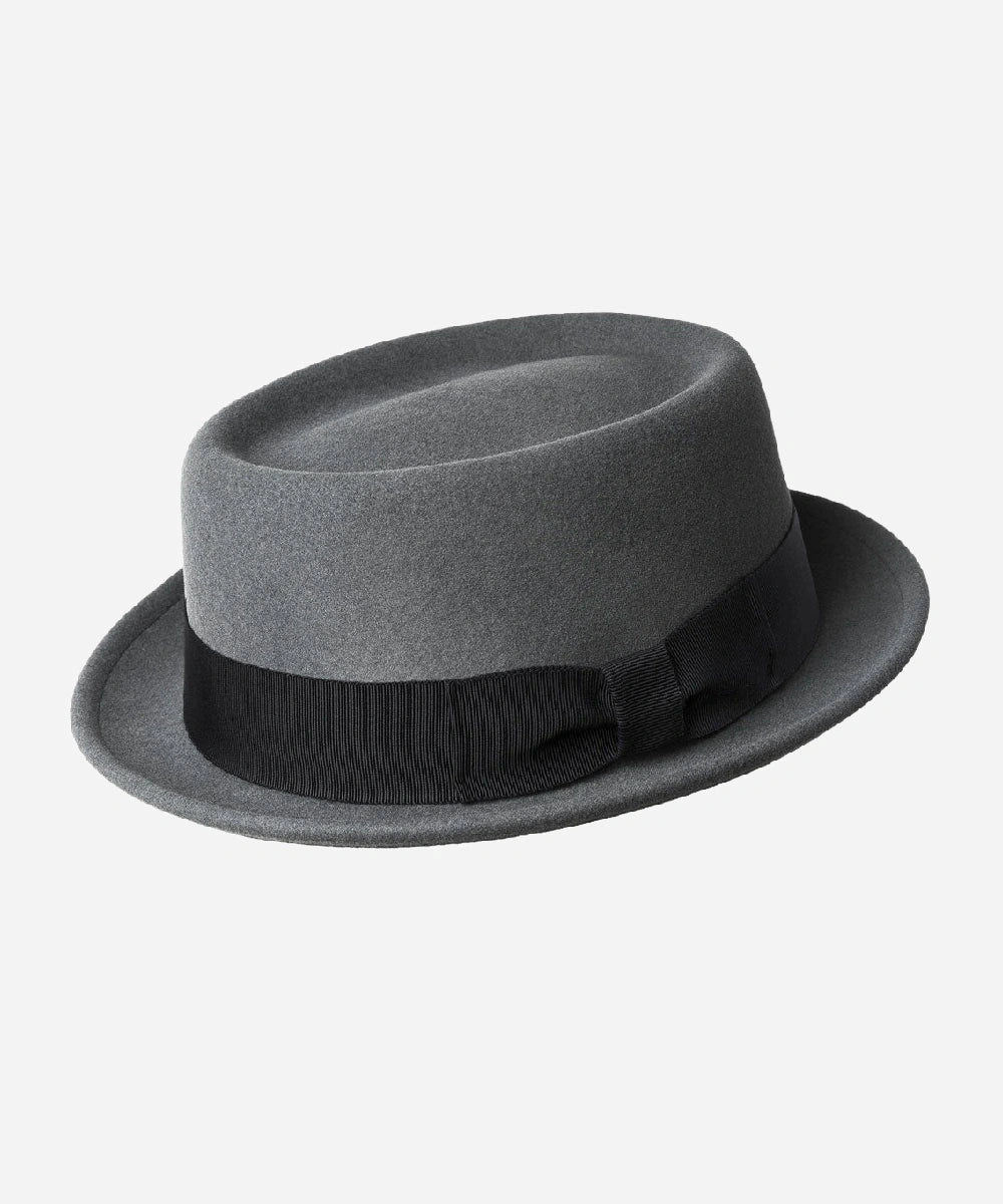 Darron Grey Pork Pie Hat