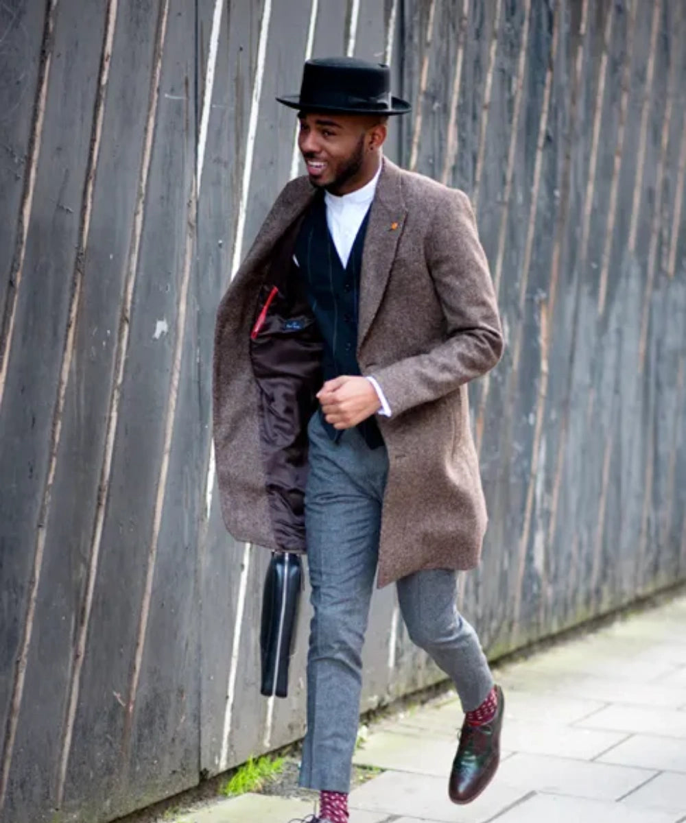 Darron Black Pork Pie Hat