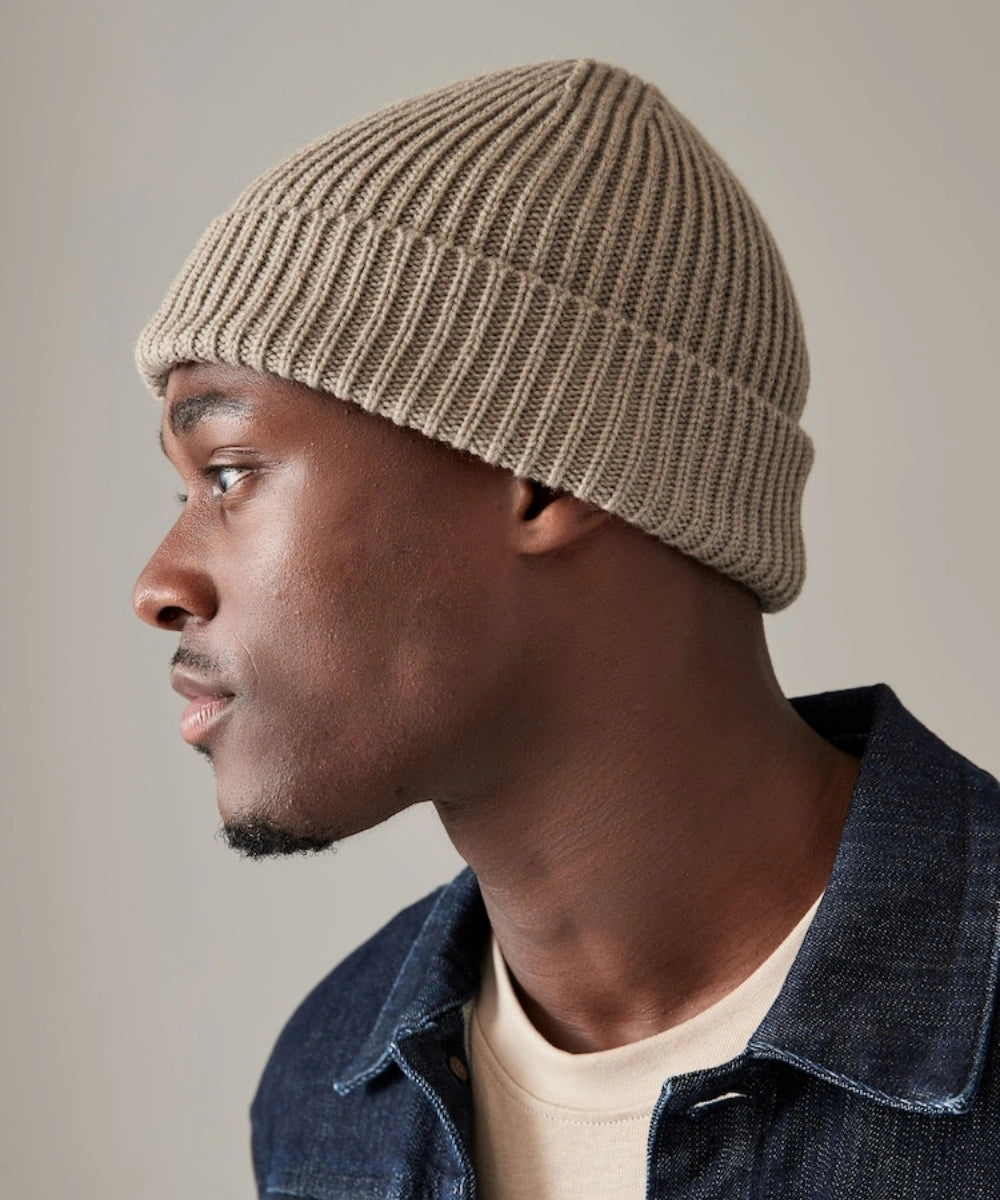 Neutral Knitted Beanie Hat
