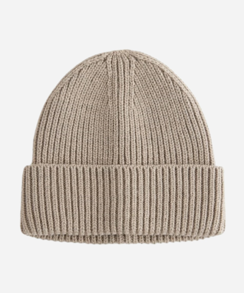Neutral Knitted Beanie Hat