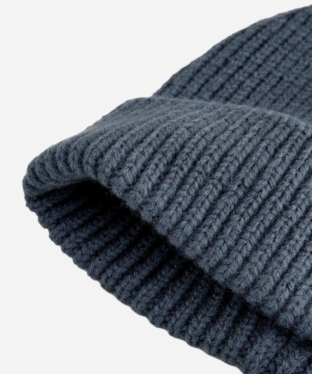 Airforce Blue Knitted Beanie Hat