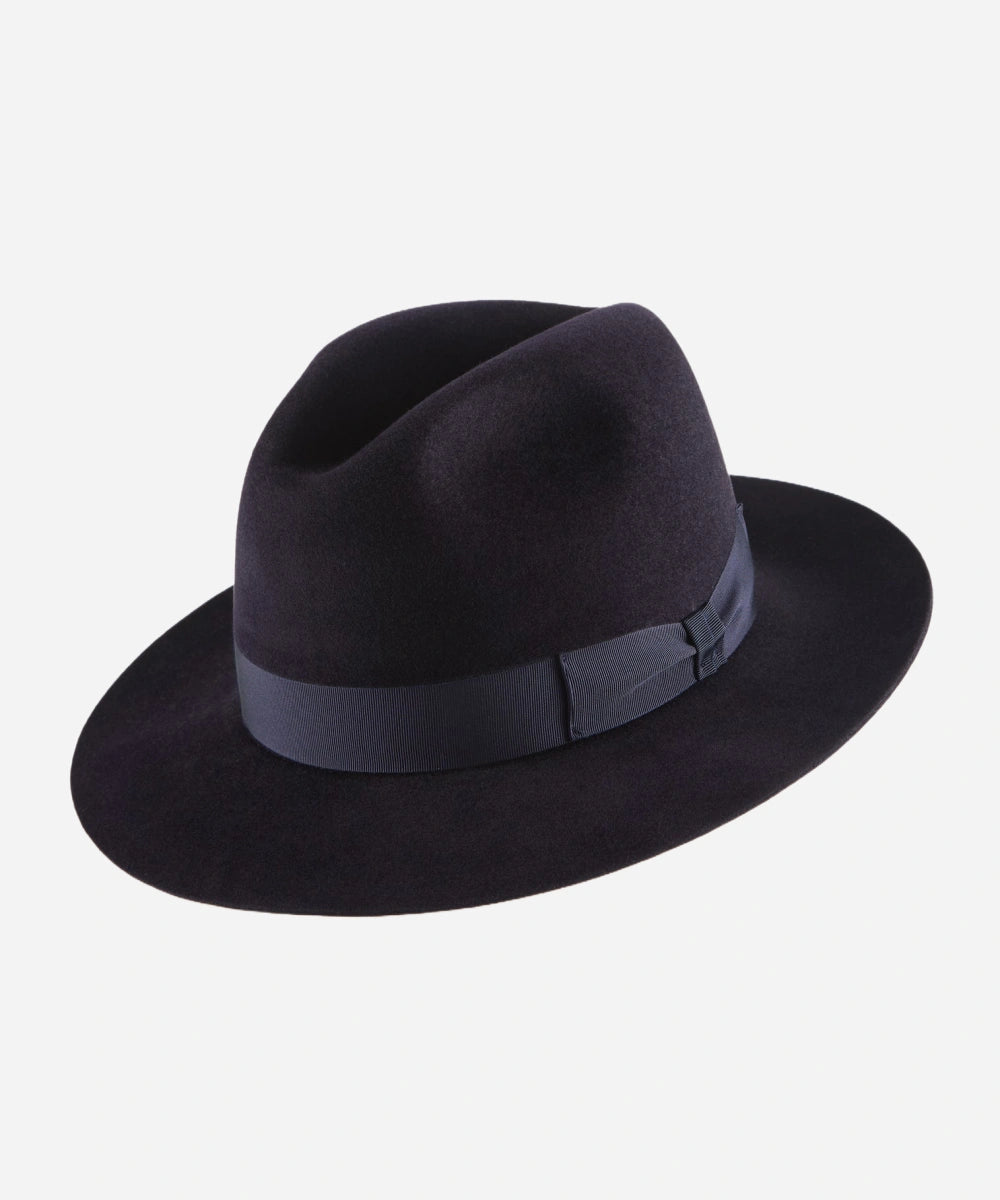 Haydock Navy Fedora Hat