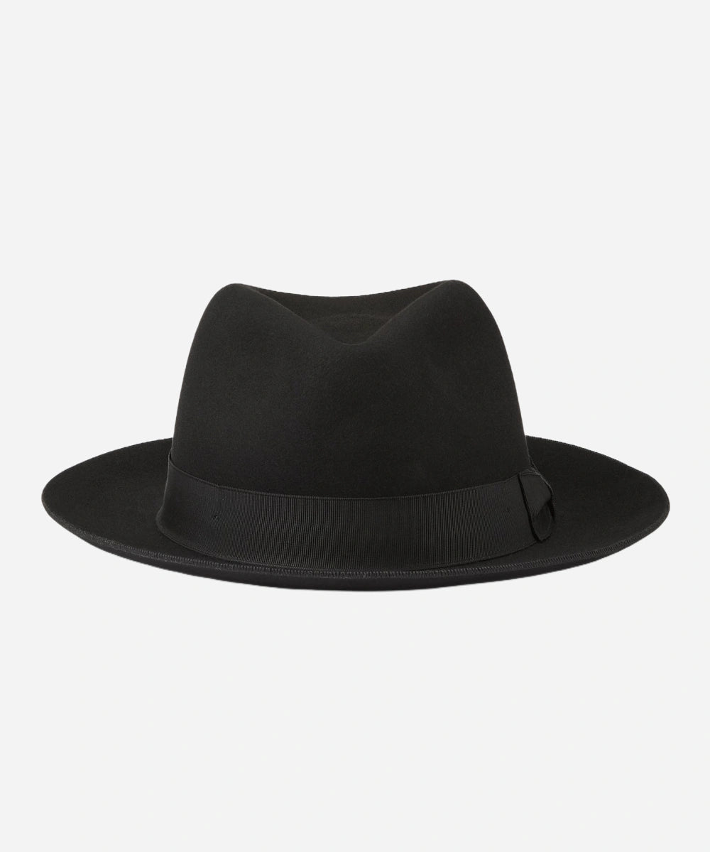 Haydock Black Fedora Hat