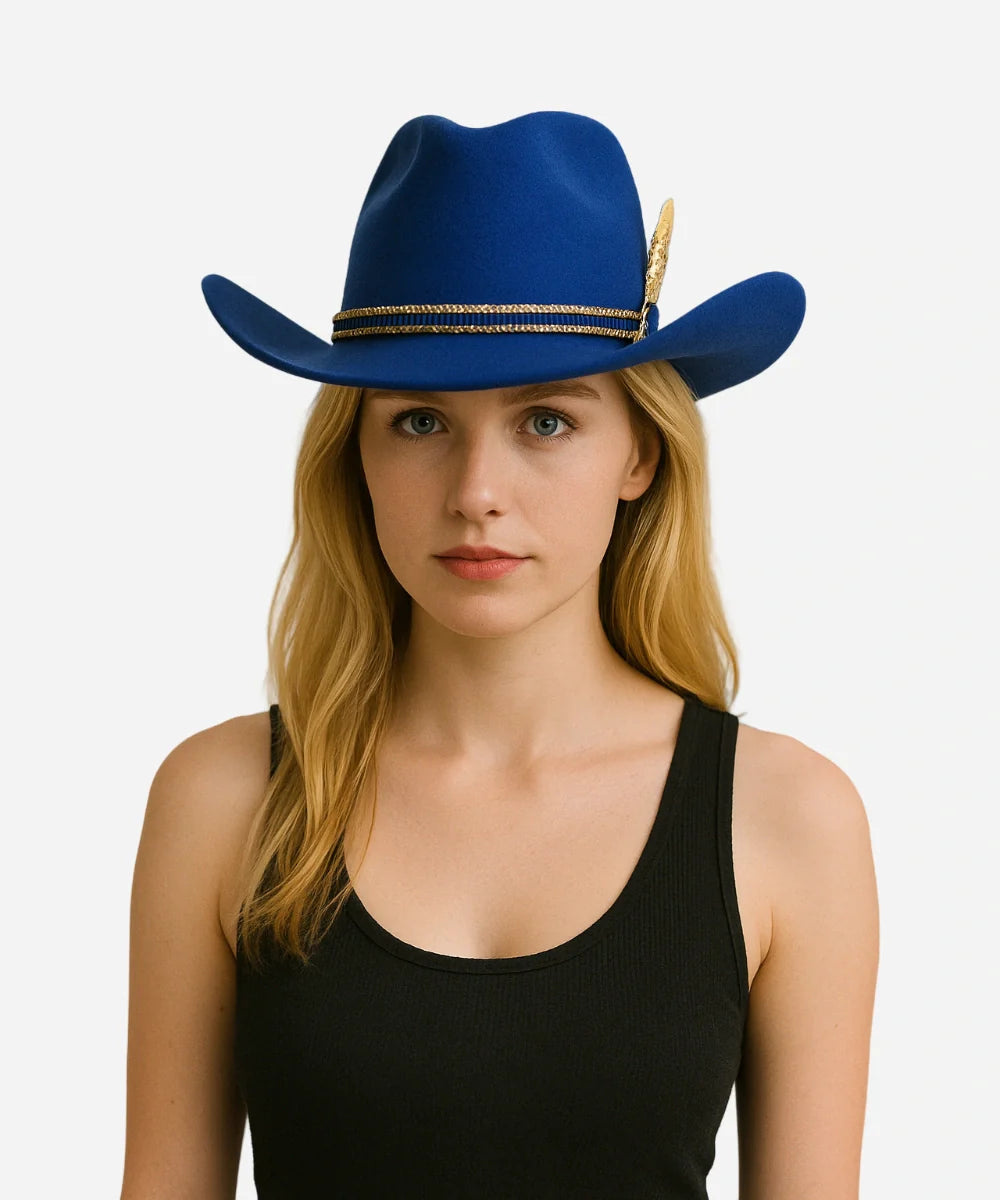 Blue Festival Hat