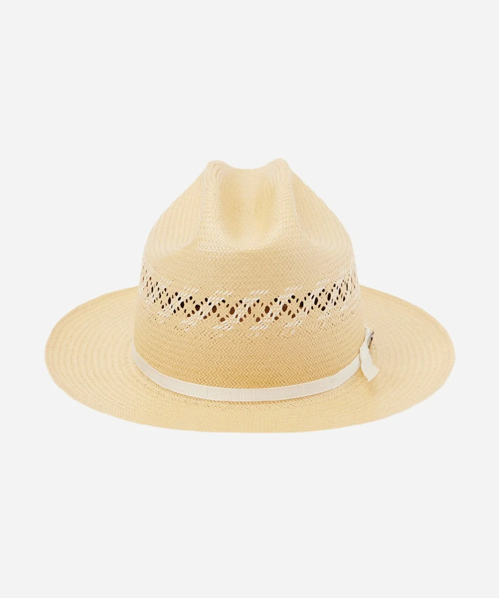 Men's Straw Fedora Hat