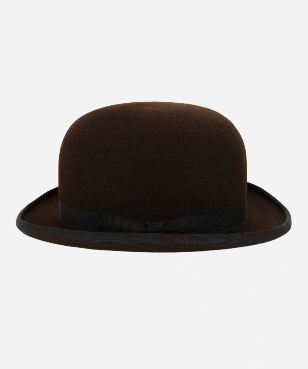 Brown Town Coke Bowler Hat