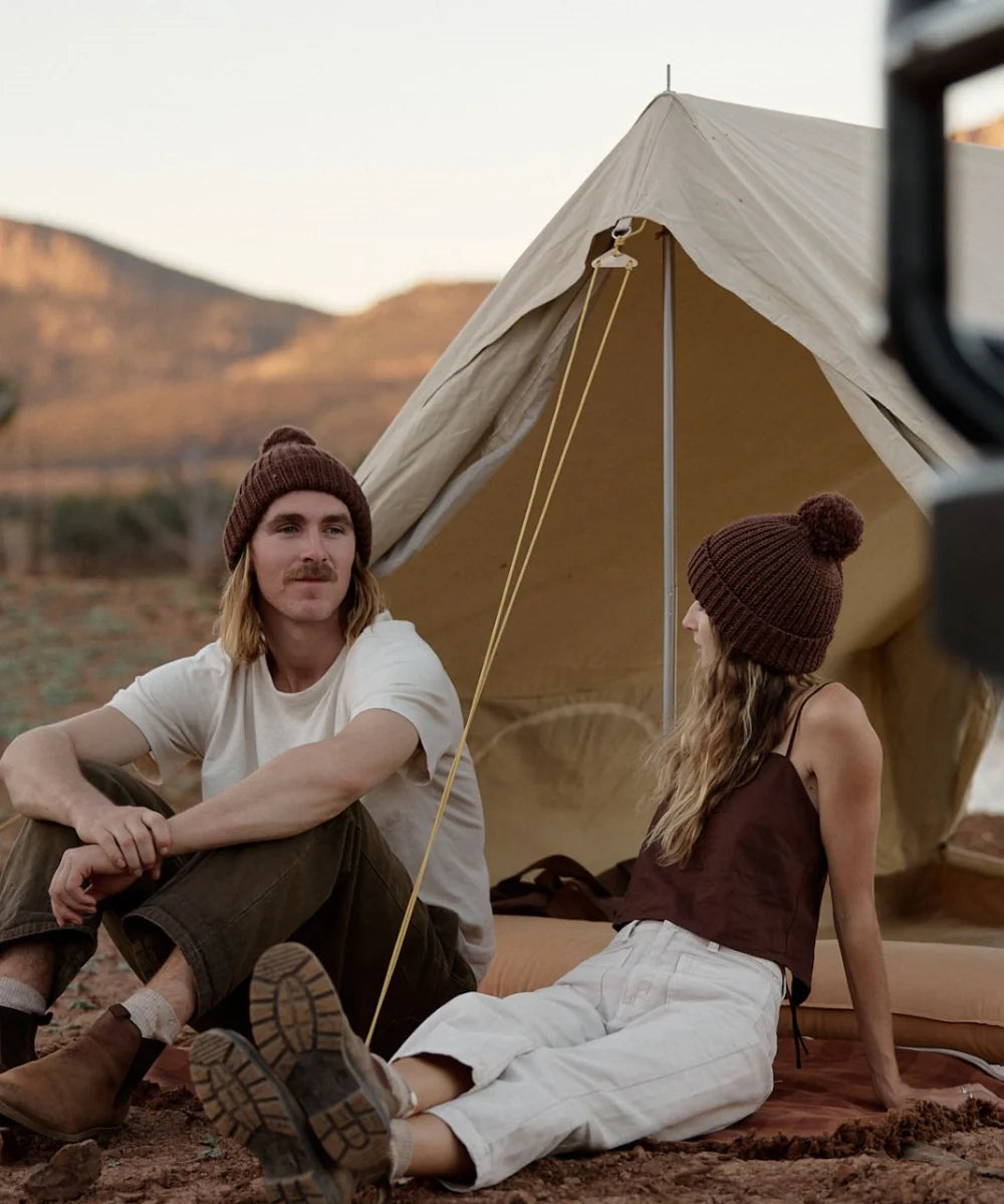 brown beanies for men