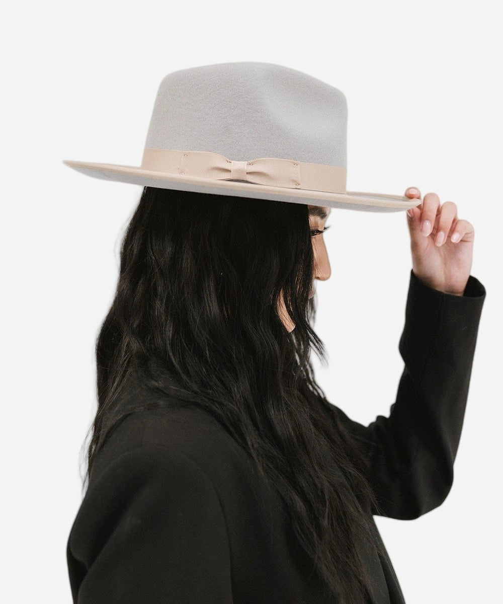 Monroe Rancher Tan Fedora Hat