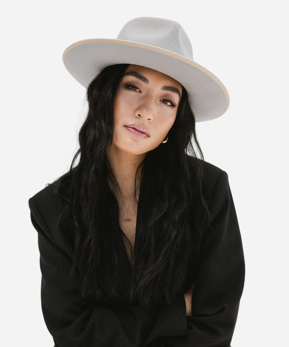 Monroe Rancher Tan Fedora Hat