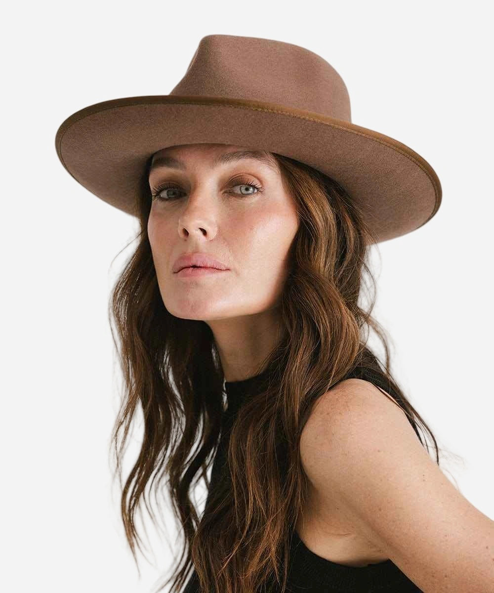 Monroe Rancher Chocolate Fedora Hat