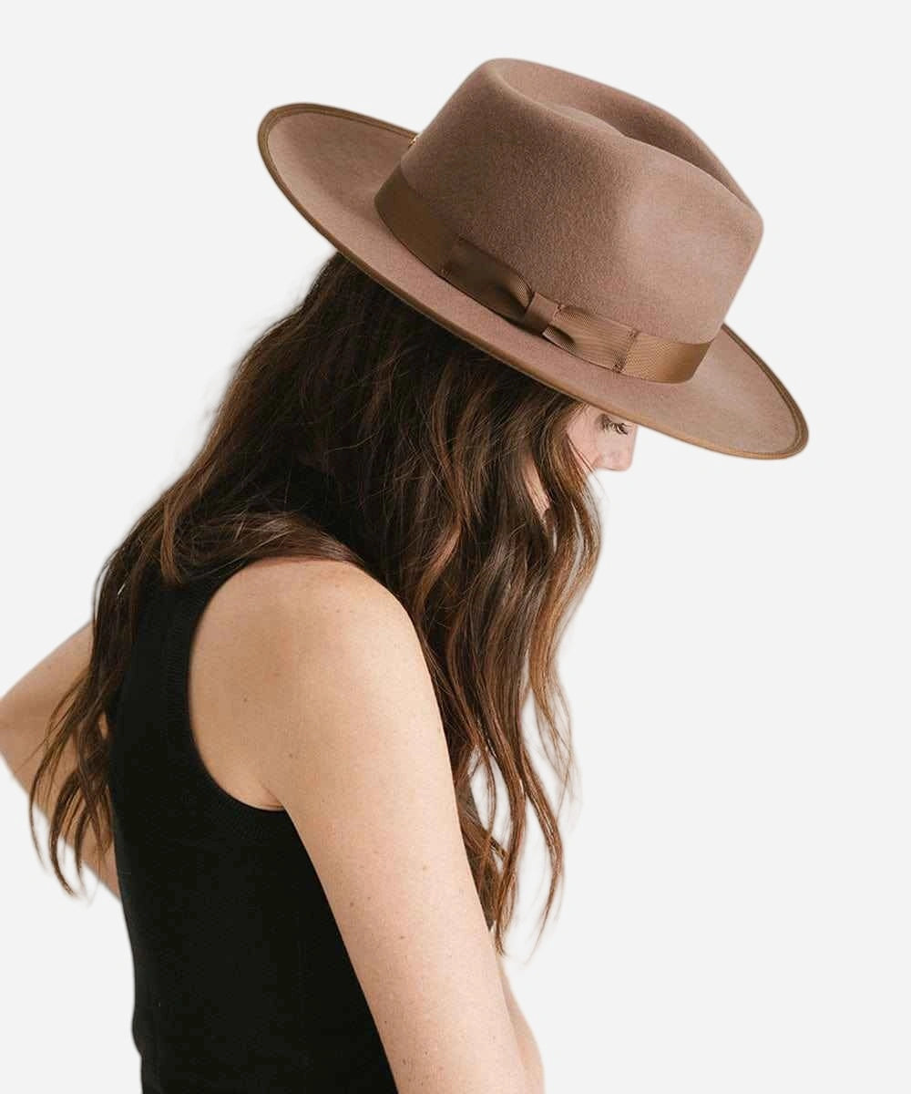 Monroe Rancher Chocolate Fedora Hat