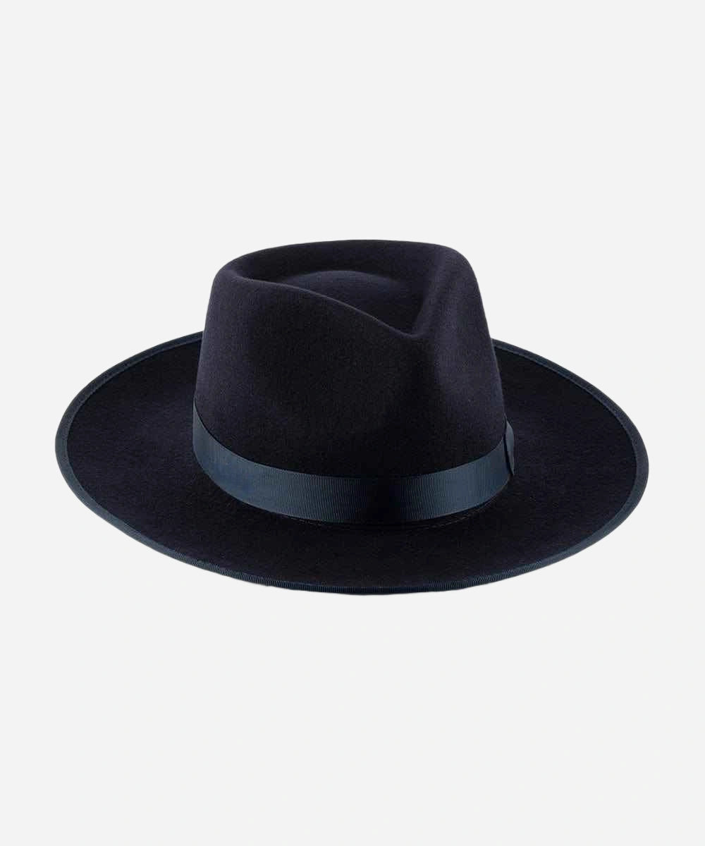 Monroe Rancher Dark Blue Fedora Hat
