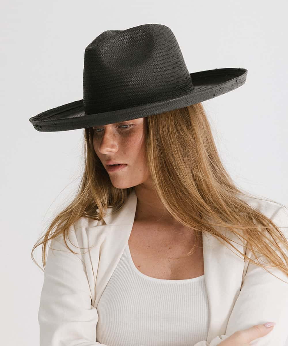 Penny-Fedora mit Bleistiftkrempe