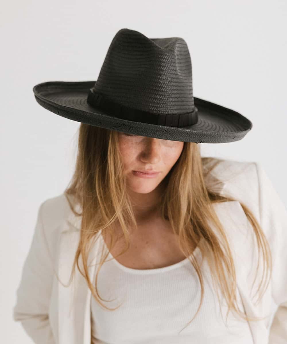 Penny-Fedora mit Bleistiftkrempe