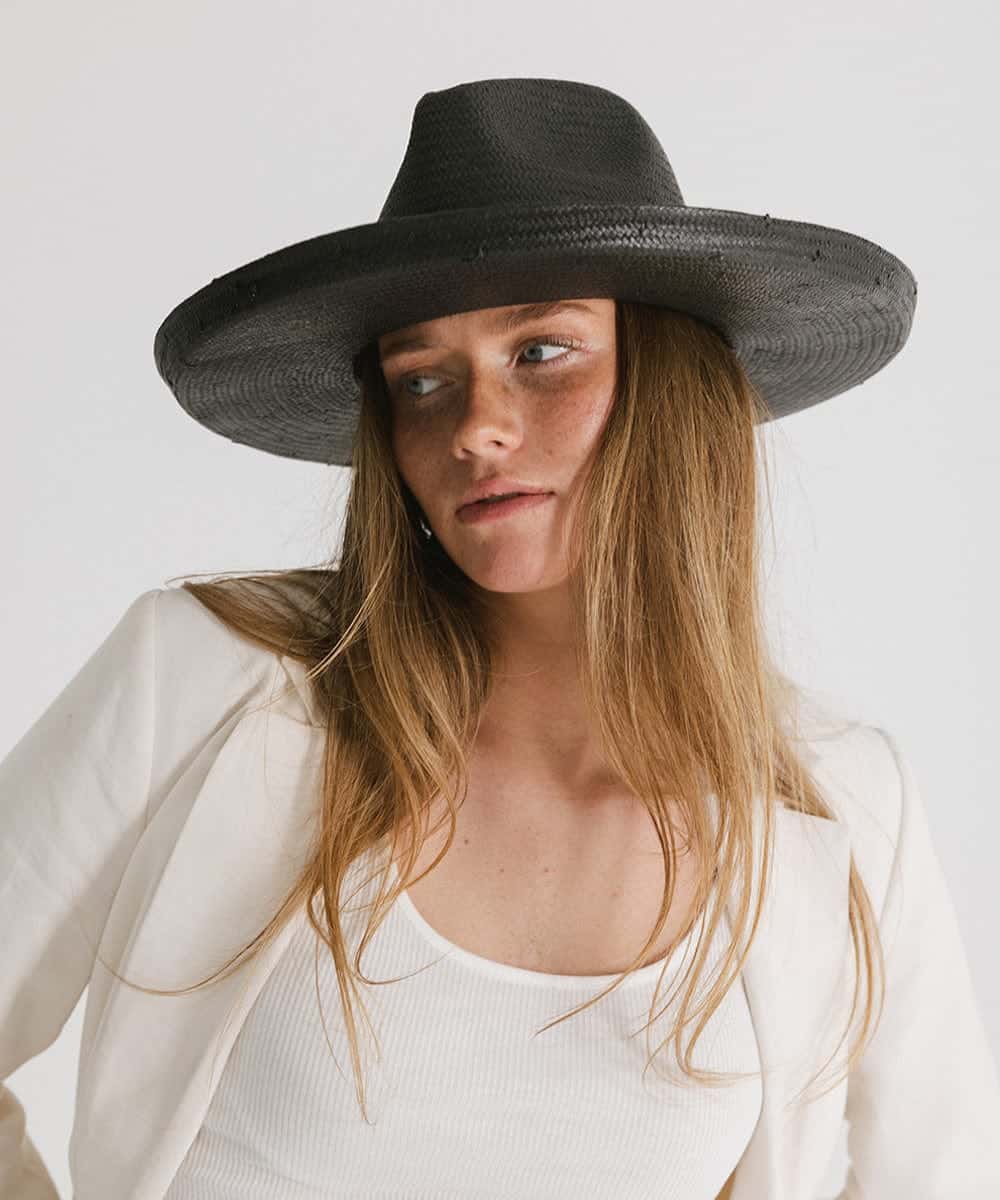 Penny-Fedora mit Bleistiftkrempe