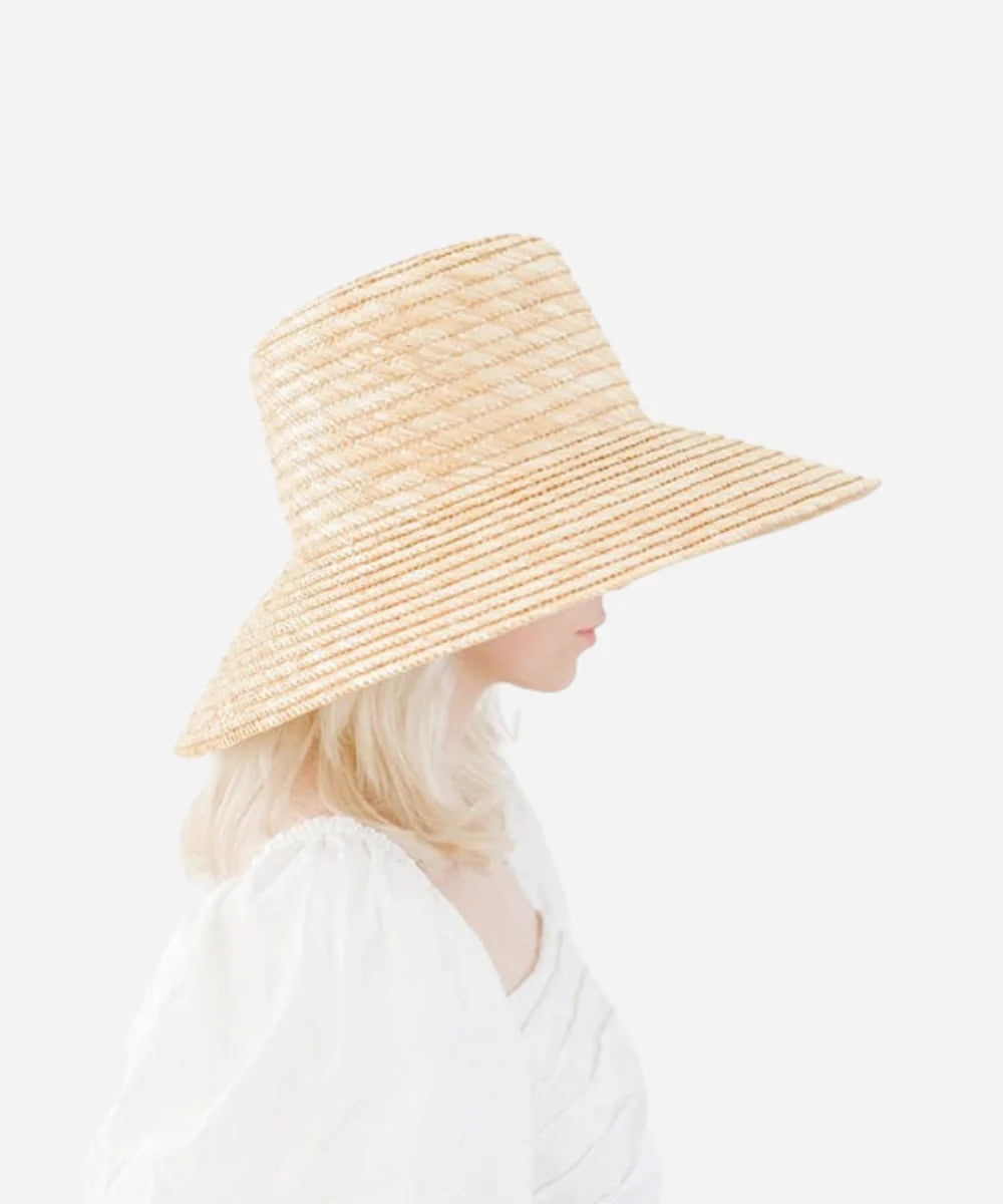 Women's Straw Bucket Hat
